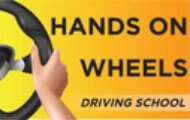 Hands On Wheels Driving School Logo